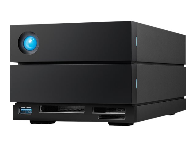 LaCie 2big Dock STLG16000400 - Hard drive array - 16 TB - 2 bays (SATA-600) - HDD 8 TB x 2 - Thunderbolt 4, USB 3.2 Gen 2 (external) - with 5 years Rescue Data Recovery Service Plan