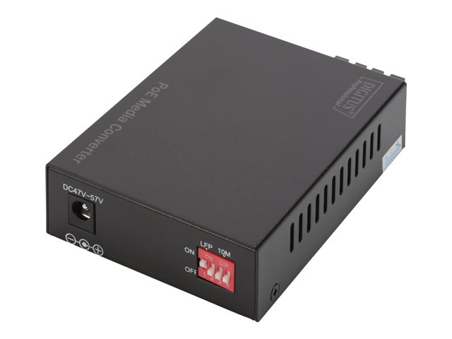 GIGABIT POE MEDIA CONVERTERSINGLEMODE 10/100/1000BASE-T20KM