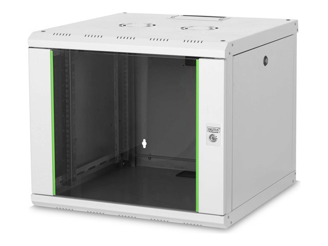 9U WALL MOUNTING CABINET UNIQUE 509X600X600 MM COLOR GREY (RAL 7035)