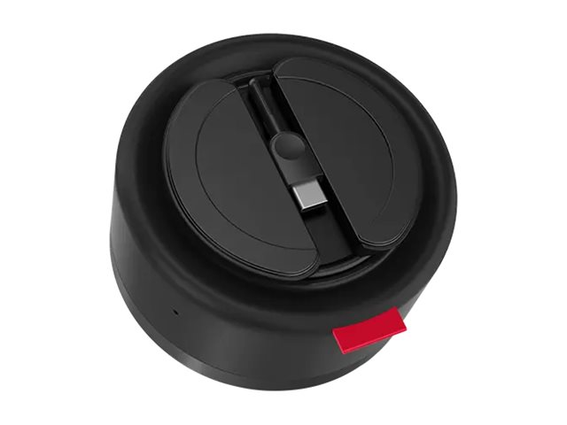 Lenovo Go - Speakerphone hands-free - wired - USB-C - thunder black, storm grey - Certified for Microsoft Teams