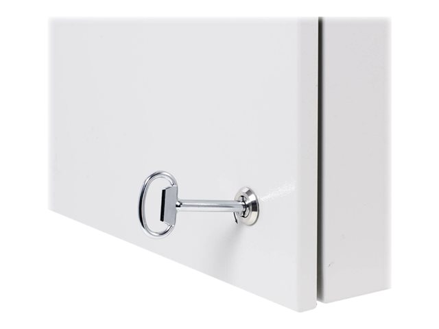 Eaton Tripp Lite Series SmartRack Outdoor Industrial Enclosure with Lock - NEMA 4, Surface Mount, Metal Construction, 18 x 18 x 10 in., Gray - Wall mount cabinet - industrial, locking - surface mountable - grey