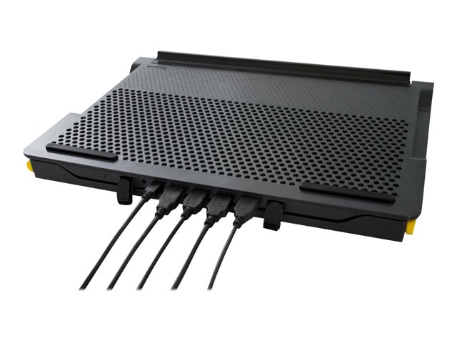 Targus Chill Mat - Notebook stand - with 4-port USB 2.0 hub - grey, black