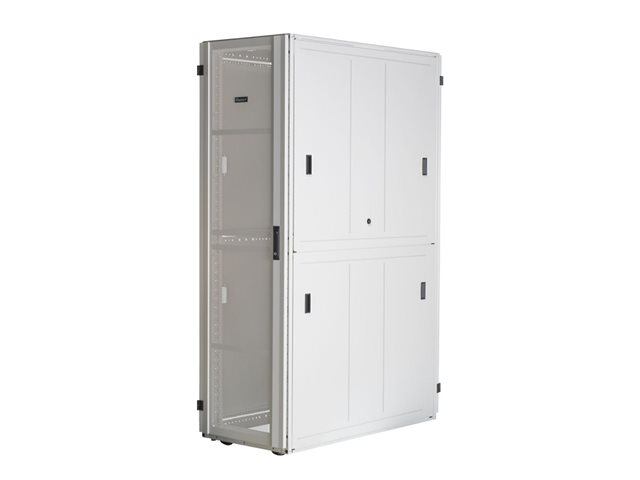 Panduit FlexFusion XGL Series - Rack cabinet - 600 x 1070 mm - white, RAL 9003 - 48U - 19\"