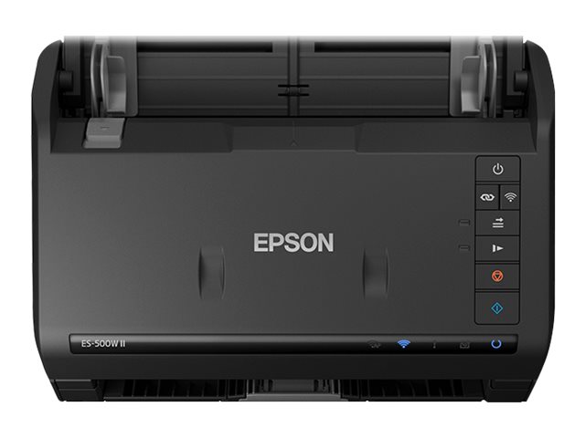 Epson WorkForce ES-500W II - Document scanner - Contact Image Sensor (CIS) - Duplex - 215.9 x 6069 mm - 600 dpi x 600 dpi - up to 35 ppm (mono) / up to 35 ppm (colour) - ADF (100 sheets) - up to 4000 scans per day - USB 3.0, Wi-Fi(n)