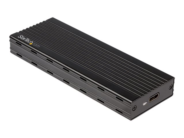 StarTech.com USB-C (10Gbps) to M.2 NVMe SSD Enclosure - Portable M.2 PCIe Aluminum Case - 1GB/s Read & Write - Mac & PC - Storage enclosure - M.2 - M.2 Card - USB 3.1 (Gen 2) - black