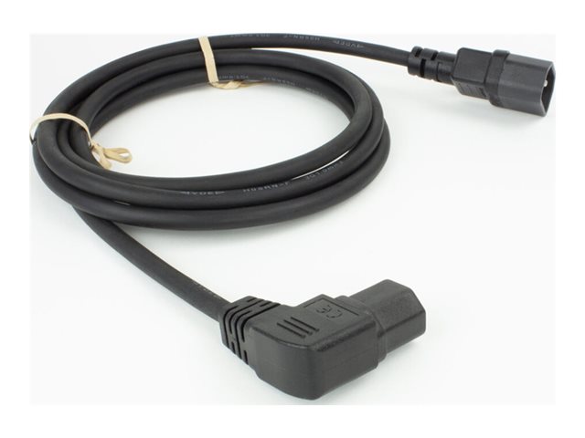 POWERCORD C14-C15 L ANG 2.00M. 1 stk