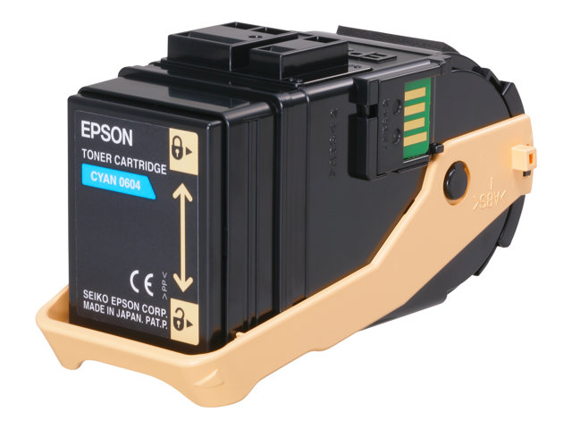Epson - Cyan - original - toner cartridge - for Epson AL-C9500DN, AcuLaser C9300D2TN, C9300D3TNC, C9300DN, C9300DTN, C9300N, C9300TN