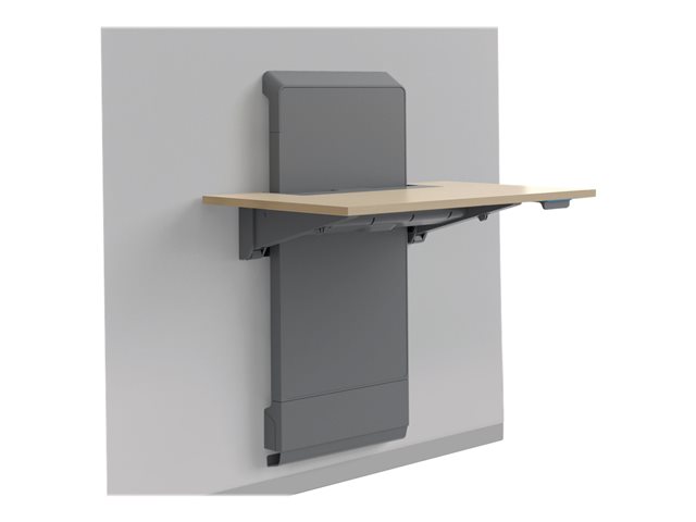 Ergotron JUV Wall - Mounting component (work surface) - acrylonitrile butadiene styrene (ABS) - icy white - wall-mountable