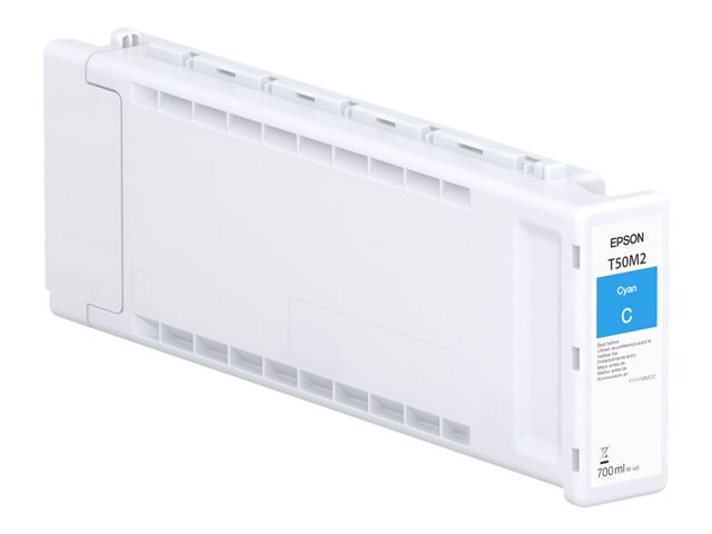 Epson T50M2 - 700 ml - cyan - original - ink cartridge - for SureColor SC-T7700D