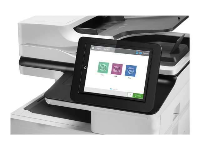 HP LaserJet Enterprise MFP M635fht - Multifunction printer - B/W - laser - 216 x 864 mm (original) - A4/Legal (media) - up to 61 ppm (copying) - up to 61 ppm (printing) - 1200 sheets - 33.6 Kbps - USB 2.0, Gigabit LAN, USB 2.0 host