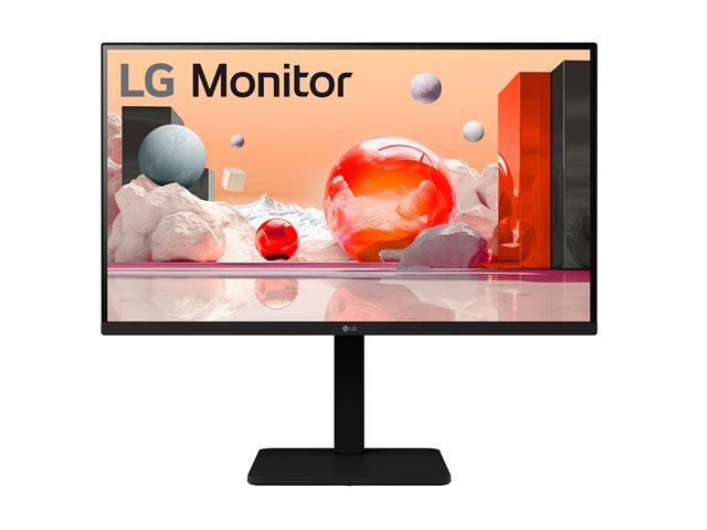 LG 27BA550-B - LED monitor - 27\" - 1920 x 1080 Full HD (1080p) @ 100 Hz - IPS - 250 cd/m² - 1300:1 - 5 ms - HDMI, VGA, DisplayPort - speakers - black