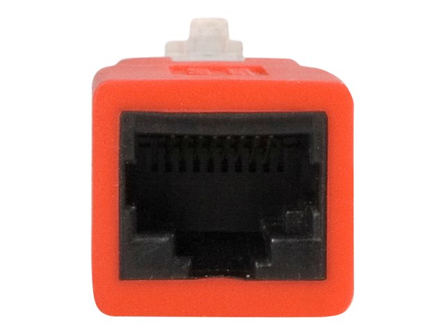 StarTech.com Cat6 Cable - Cat6 Crossover Adapter - GbE - Red - Ethernet Network Cable (C6CROSSOVER) - Crossover adapter - RJ-45 (M) to RJ-45 (F) - CAT 6 - red