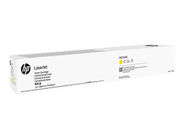HP 225A - Yellow - original - LaserJet - toner cartridge (W2252AC) - for LaserJet Enterprise MFP 8801dn, LaserJet Enterprise Flow MFP 8801z