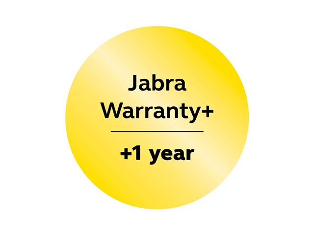 Jabra Warranty+ - Extended service agreement - extended warranty - 1 year (from original purchase date of the equipment) - for P/N: 2755-109, 2755-209, 2775-109, 2775-209, 2775-319, 2775-329, 2775-419, 2775-429