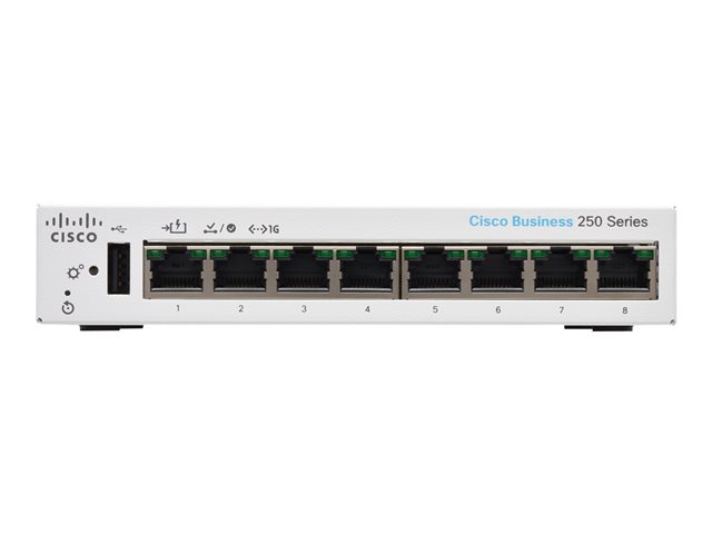 CBS250 Smart 8-port GE Desktop Ext PSU