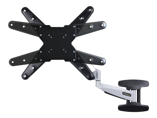 StarTech.com VESA TV Wall Mount, TV Mounting Bracket For 23\"-55\" Displays, Adjustable Full Motion TV Wall Mount Supports 66lb (30kg), Extendable/Tilting/Swivel Monitor Wall Mount - Low Profile/Slim Display Mount (FHA-TV-WALL-MOUNT) - Mounting kit - f