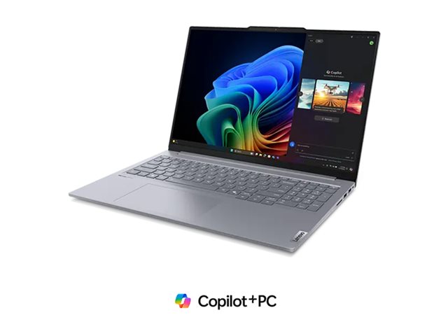 Lenovo ThinkBook 16 G7 QOY 21NH - Snapdragon X Plus - X1P-42-100 / up to 3.4 GHz - Win 11 Pro (on ARM) - Qualcomm Adreno - 16 GB RAM - 512 GB SSD NVMe - 16\" IPS 1920 x 1200 - Bluetooth, Wi-Fi 7 - dual tone luna grey - kbd: Belgium - with 2 Years Leno