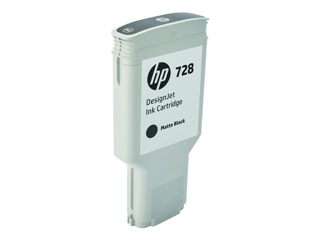 HP 728 - 300 ml - matte black - original - DesignJet - ink cartridge - for DesignJet T730, T830