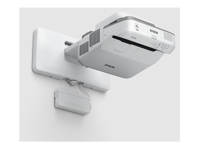 Epson EB-695Wi - 3LCD projector - 3500 lumens (white) - 3500 lumens (colour) - WXGA (1280 x 800) - 16:10 - 720p - LAN - grey, white