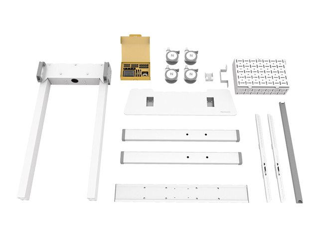 Neomounts FL55-875WH1 - Cart - for flat panel - motorised - lockable - steel - white - screen size: 55\"-100\" - for Neomounts AV1-875BL