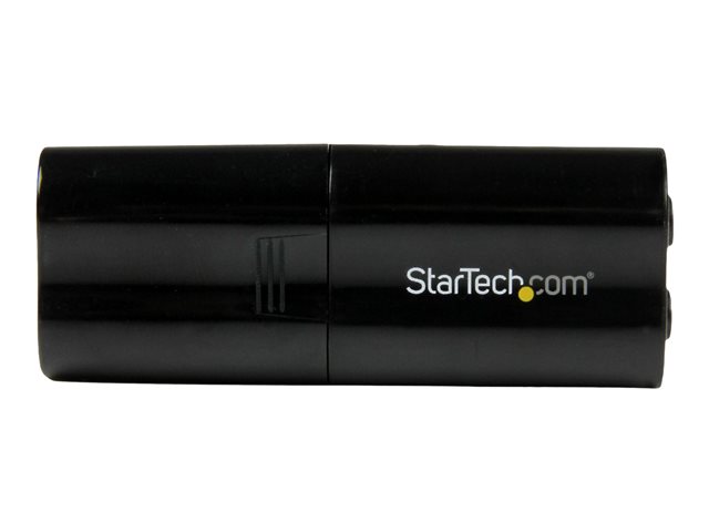 StarTech.com USB Sound Card - 3.5mm Audio Adapter - External Sound Card - Black - External Sound Card (ICUSBAUDIOB) - Sound card - stereo - USB 2.0 - for P/N: MU15MMS, MU6MMS, TB33A1C