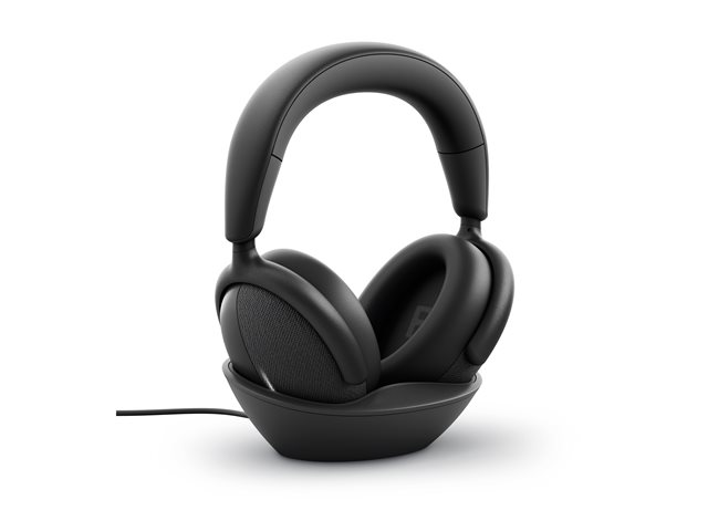 Dell Premier Wireless ANC Headset WL7024 - Headset - full size - Bluetooth - wireless, wired - active noise cancelling - 3.5 mm jack, USB-A via Bluetooth adapter, USB-C via Bluetooth adapter - Certified for Microsoft Teams, Zoom Certified