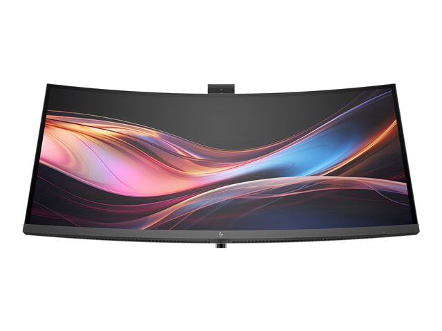 HP 734pm - Series 7 Pro - LED monitor - curved - 34\" - 3440 x 1440 WQHD @ 120 Hz - IPS Black - 400 cd/m² - 2000:1 - DisplayHDR 400 - 5 ms - Thunderbolt 4, HDMI, DisplayPort, USB-C - speakers - black, silver