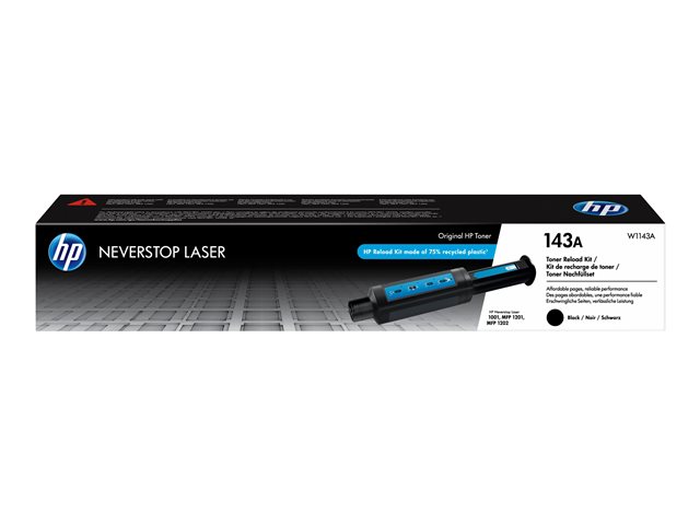 HP 143A Reload Kit - Black - toner refill - for Neverstop 1001, 1202, Neverstop Laser 1000, MFP 1200, MFP 1201, MFP 1202