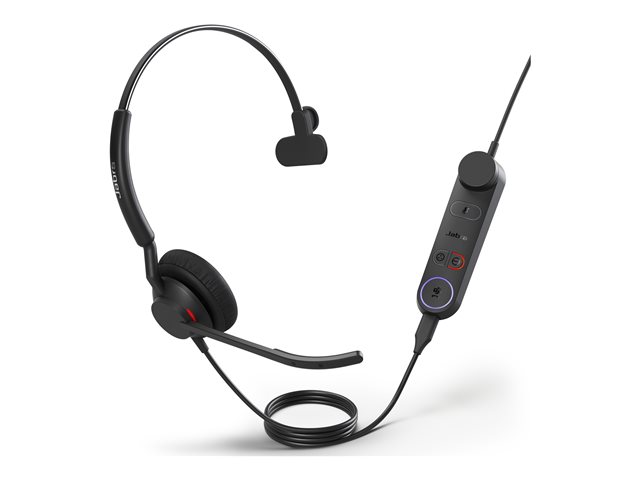 Jabra Engage 50 II MS Mono - Headset - on-ear - wired - USB-C, USB-A - noise isolating - Certified for Microsoft Teams, Unify Certified, Google Meet Certified, Amazon Chime Certified, Works With Chromebook Certified, Cisco Certified