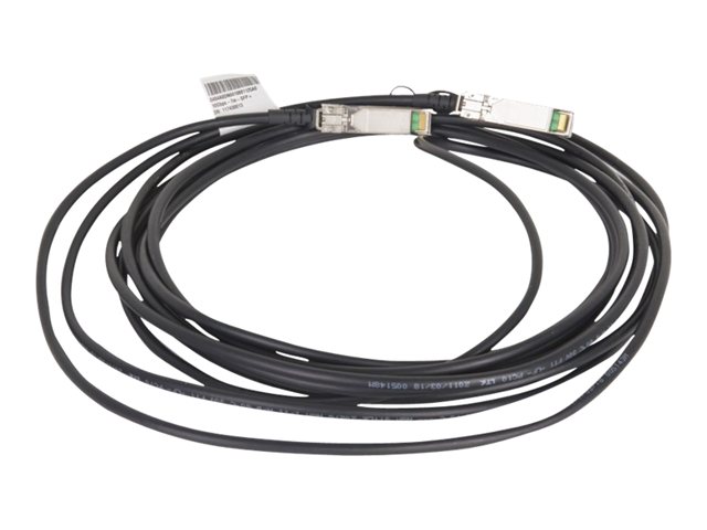 HPE X240 Direct Attach Cable - Network cable - SFP+ to SFP+ - 7 m - for HPE 12XXX, 5500, 59XX, FlexFabric 1.92, 11908, 12902, SimpliVity 380 Gen10, 380 Gen9