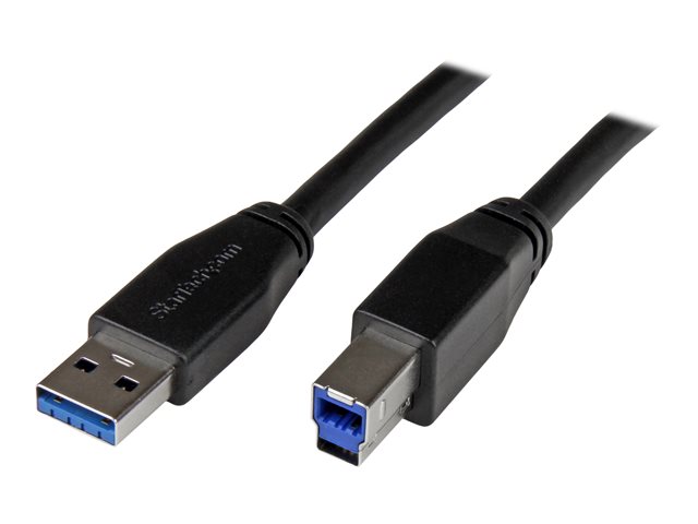 StarTech.com 1m SuperSpeed USB 3.0 Cable A to B M/M - USB cable - USB Type B (M) to USB Type A (M) - USB 3.0 - 1 m - molded - black