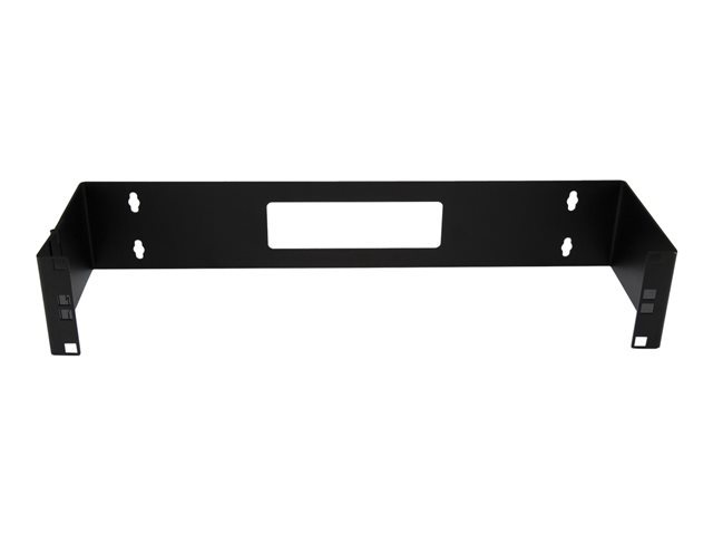 StarTech.com 2U Hinged Wall Mount Patch Panel Bracket - 6 inch Deep - 19\" Patch Panel Swing Rack for Shallow Network Equipment- 22lbs (WALLMOUNTH2) - Wall mount bracket - 2U - 19\"