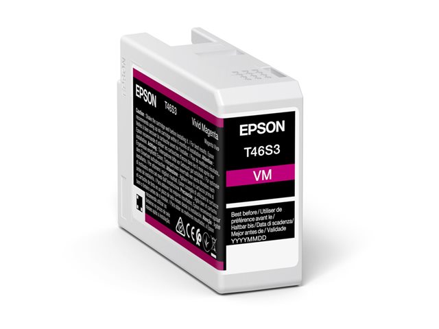 Epson T46S3 - 25 ml - vivid magenta - original - ink tank - for SureColor SC-P700