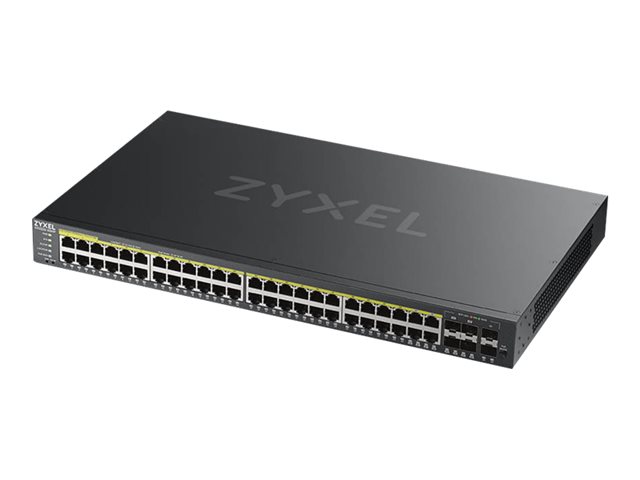 Zyxel GS2220-50HP - Switch - Managed - 44 x 10/100/1000 (PoE+) + 4 x combo Gigabit SFP + 2 x Gigabit SFP - rack-mountable - PoE+ (375 W)