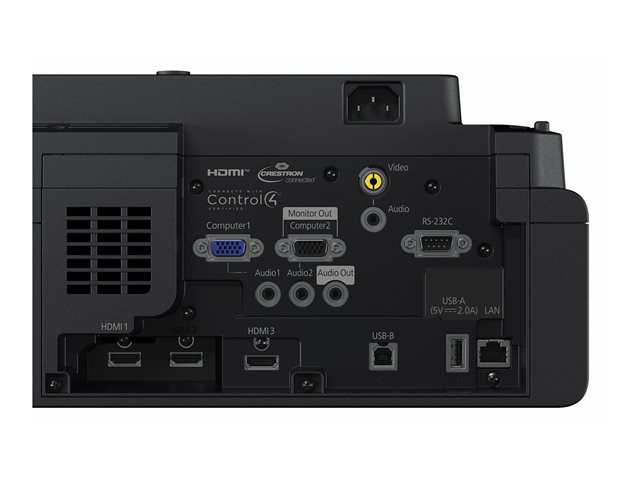Epson EB-775F - 3LCD projector - 4100 lumens (white) - 4100 lumens (colour) - Full HD (1920 x 1080) - 16:9 - 1080p - ultra short-throw lens - 802.11a/b/g/n/ac wireless / LAN/ Miracast