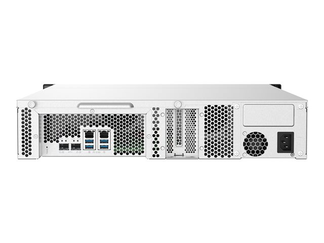 QNAP TS-832PXU - NAS server - 8 bays - rack-mountable - SATA 6Gb/s - RAID RAID 0, 1, 5, 6, 10, 50, 60, JBOD - RAM 4 GB - Gigabit Ethernet / 2.5 Gigabit Ethernet / 10 Gigabit Ethernet - iSCSI support - 2U