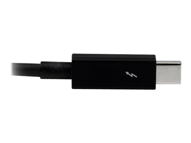 StarTech.com 1m Thunderbolt Cable - M/M - Thunder Bolt to Thunder Bolt 1 Meter Cable - M/M (TBOLTMM1M) - Thunderbolt cable - Mini DisplayPort (M) to Mini DisplayPort (M) - 1 m - black