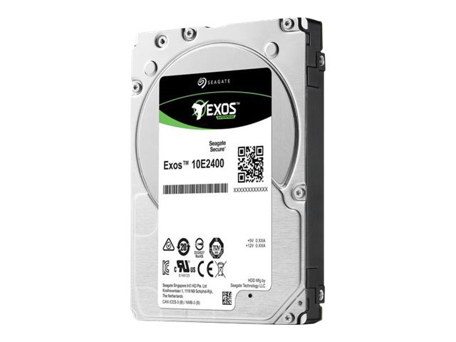Seagate Exos 10E2400 ST2400MM0149 - Version 9 - hybrid hard drive - encrypted - 2.4 TB (16 GB Flash) - internal - 2.5\" SFF - SAS 12Gb/s - 10000 rpm - buffer: 256 MB - FIPS 140-2