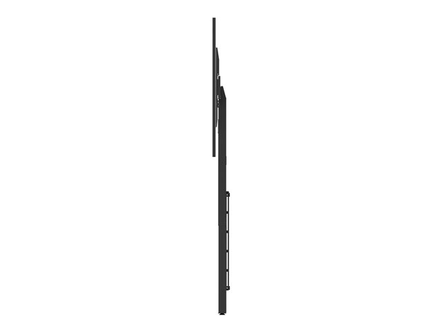 Display floor stand wall fixed - heavy duty - fits displays up to 100\" with VESA sizes up to 800 x 600 - fixes to wall, transfers load to floor - swl 95 kg - height adjustable at time of installation only - height to centre of screen 1117 to 1917 mm - supports portrait or landscape style - black