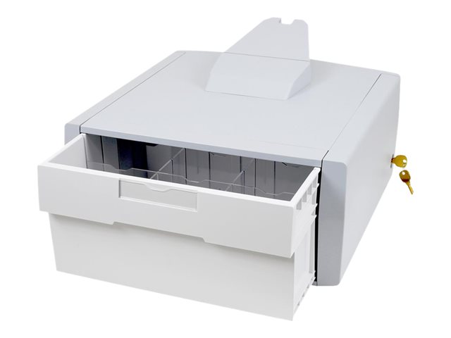 Ergotron StyleView Primary Storage Drawer, Single Tall - Mounting component (sliding drawer) - lockable - grey, white