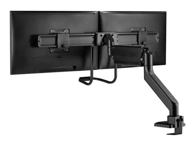 Neomounts DS75-450BL2 - Mounting kit (articulating arm, grommet clamp, topfix clamp) - full-motion - for 2 LCD displays - black - screen size: 17\"-32\" - desktop