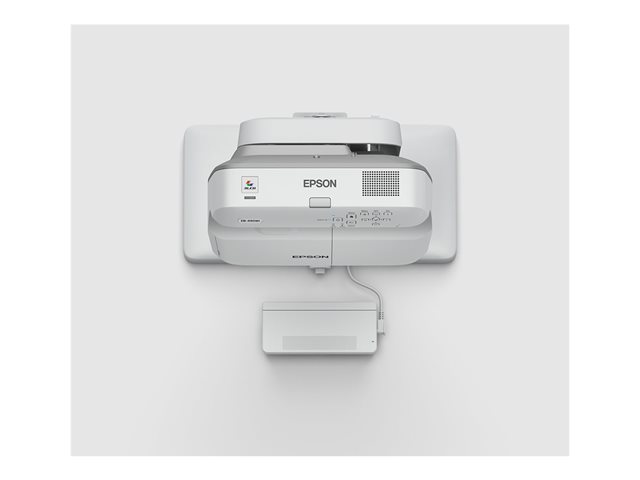 Epson EB-695Wi - 3LCD projector - 3500 lumens (white) - 3500 lumens (colour) - WXGA (1280 x 800) - 16:10 - 720p - LAN - grey, white