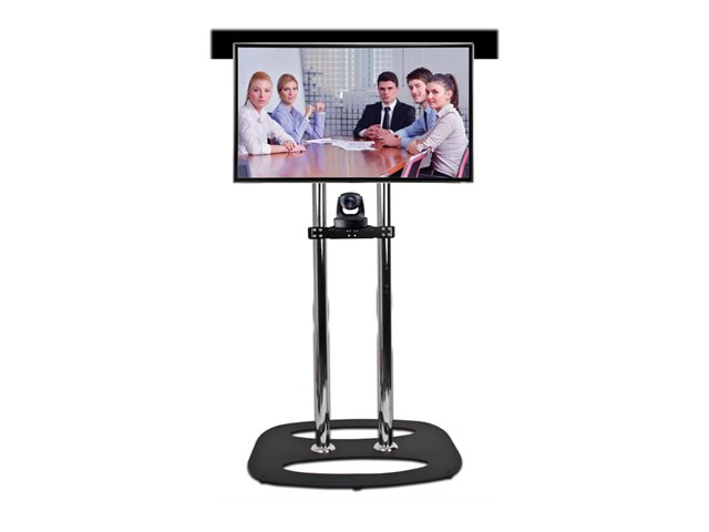 B-TECH System 2 BT7864 - Shelf (shelf) - for video conference camera - black - mounting interface: 100 x 100 mm