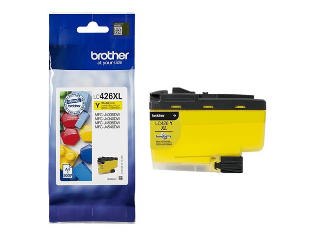 Brother LC426XLY - High Yield - yellow - original - ink cartridge - for Brother MFC-J4335, MFC-J4340, MFC-J4535, MFC-J4540