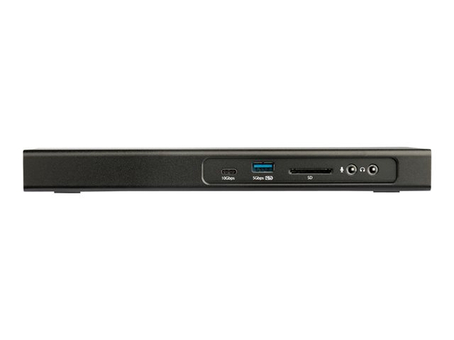 StarTech.com Thunderbolt 3 Dock, Dual Monitor 4K 60Hz TB3 Laptop Docking Station with DisplayPort, PCIe M.2 NVMe SSD Enclosure, 85W Power Delivery, SD 4.0 Reader, 10Gbps USB-C, 2 USB-A Hub - 85W Thunderbolt 3 Dock (TB3DK2DPM2) - Docking station - Thunderbolt 3 - DP, Thunderbolt - 1GbE - TAA Compliant - for P/N: ARMBARDUO, ARMBARDUOV, ARMDUAL, ARMDUAL30, ARMDUALV, ARMSLIMDUO