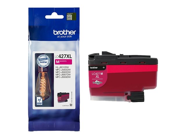 Brother LC427XLM - High capacity - magenta - original - ink cartridge - for Brother HL-J6010DW, MFC-J5955DW, MFC-J6955DW, MFC-J6957DW