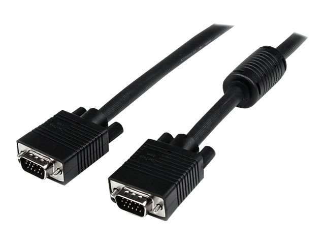 StarTech.com 30m Coax High Resolution Monitor VGA Video Cable HD15 M/M - VGA cable - HD-15 (VGA) (M) to HD-15 (VGA) (M) - 30 m - molded - black