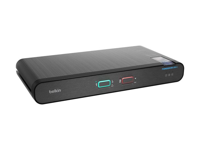 Belkin 2-Port Dual Head DP/HDMI to DP/HDMI Video Secure Desktop KVM Switch PP4.0