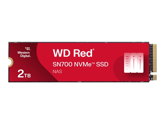 WD Red SN700 WDS200T1R0C-68BDK0 - SSD - 2 TB - internal - M.2 2280 - PCIe 3.0 x4 (NVMe)