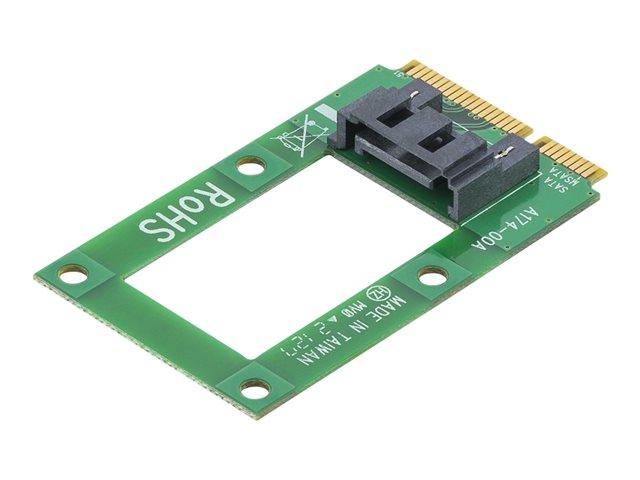StarTech.com mSATA to SATA HDD / SSD Adapter - Mini SATA to SATA Converter Card - mSATA to SATA 2.5/3.5 Hard Drive Adapter Converter Card (MSAT2SAT3) - Storage controller - 1 Channel - mSATA - SATA 6Gb/s